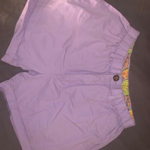 Purple stretchy chubby shorts